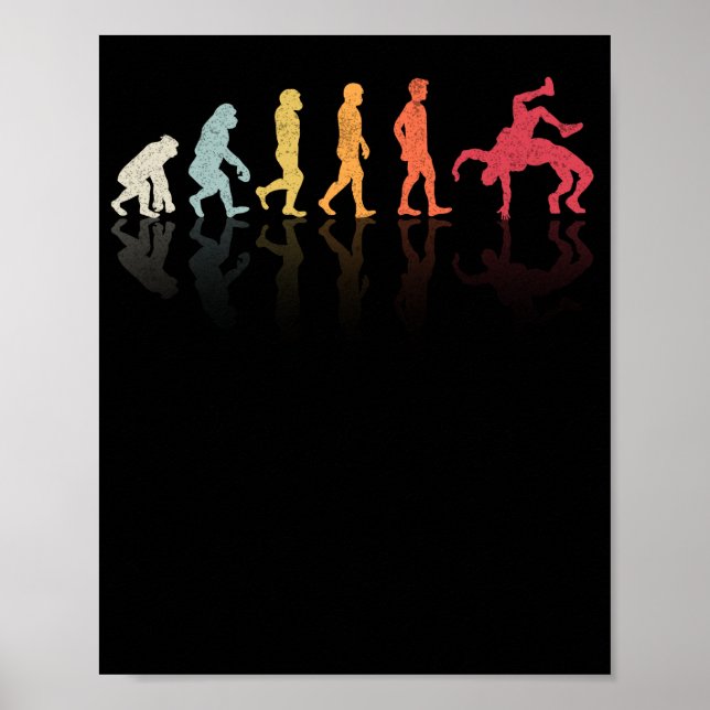 Poster Wrestling Evolution For Coaches And For Anyone (Frente)