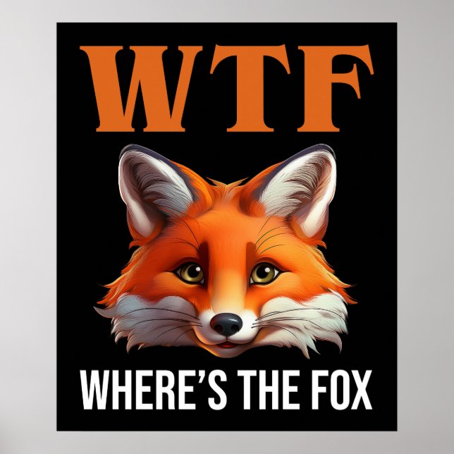Poster WTF - Onde está a Raposa (Frente)
