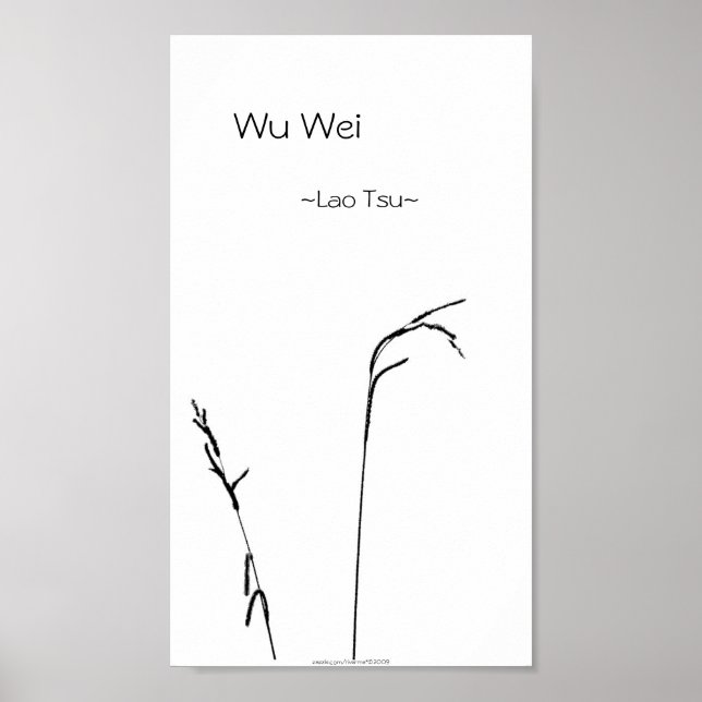 Póster Wu Wei (Frente)