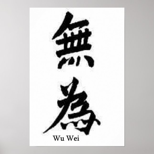 Poster Wu Wei deixa ser (Frente)