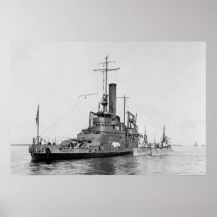 Póster WW1 Macio submarino, 1916