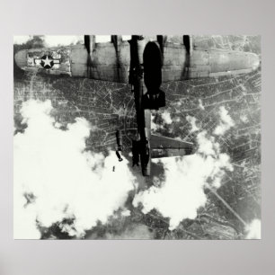 Poster WWII B-17 Incidente de incêndio amigável n.o 2