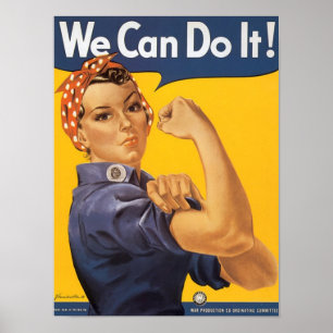 Poster WWII "nós podemos fazê-lo! "
