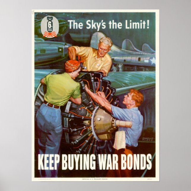 Poster WWII O Céu é o Limite! (Frente)