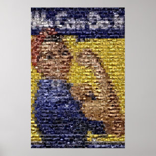 Poster WWII Rosie o montagem de Riviter