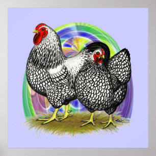 Póster Wyandotte: Par de Ovos de Páscoa