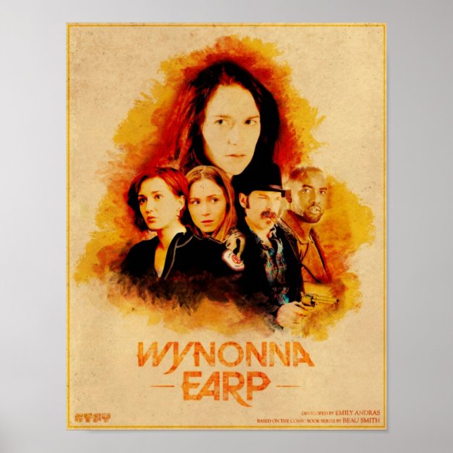 Poster Wynonna Earp Western Style Cast 2 (Frente)