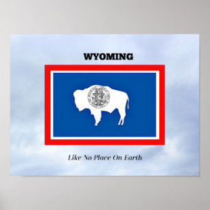 Poster Wyoming, Como Nenhum Lugar Na Terra