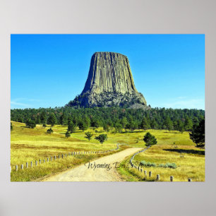 Poster Wyoming, Torre do Diabo