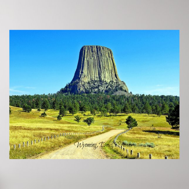 Poster Wyoming, Torre do Diabo (Frente)