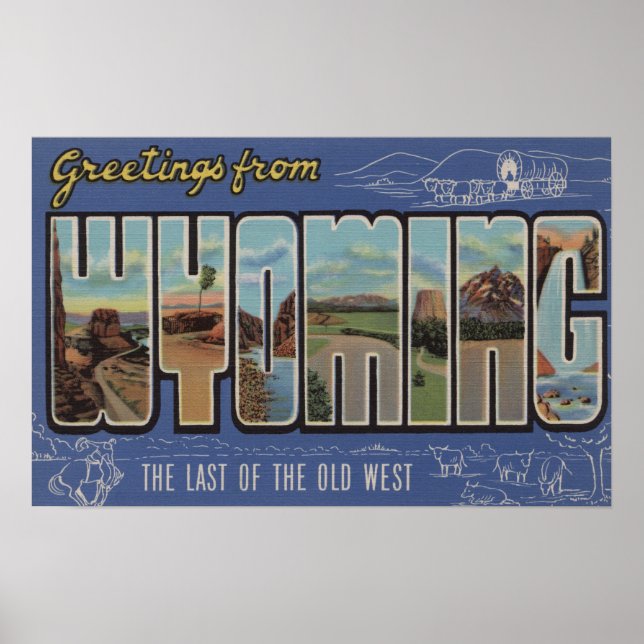 Póster Wyoming (Último do Velho Oeste) (Frente)