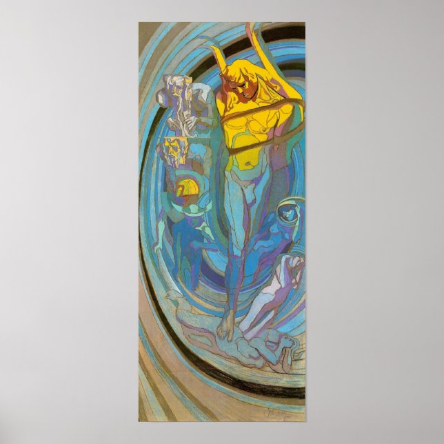 Póster Wyspianski, Apolo, 1904 (Frente)