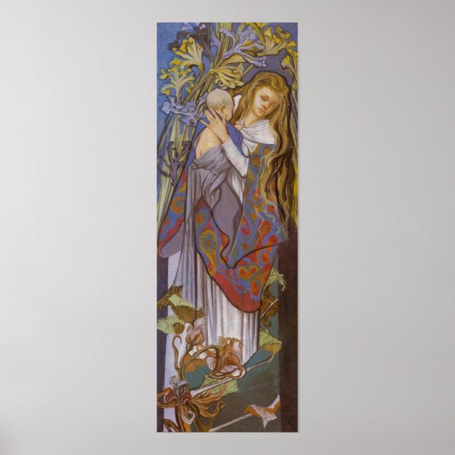 Poster Wyspianski, Caritas (Madonna e Child), 1904 (2) (Frente)