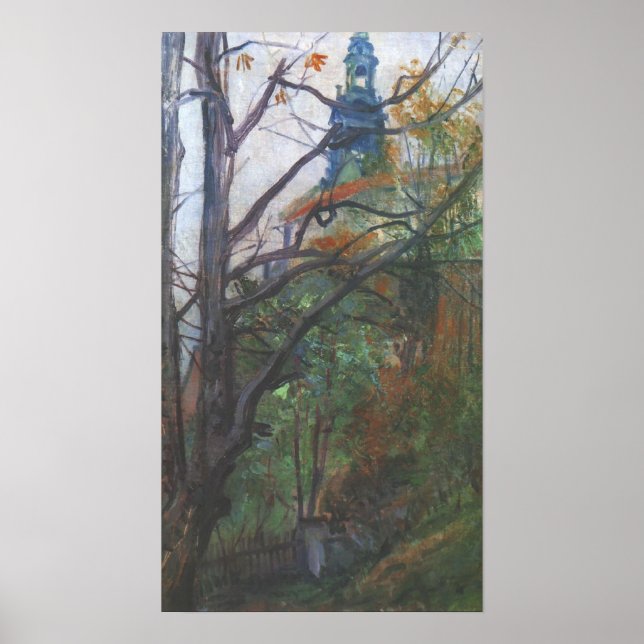 Póster Wyspianski, Vista de Vavel, 1894 (Frente)