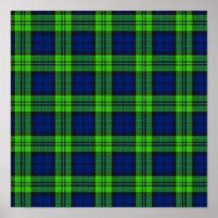 Poster Xadrez Blackwatch Tartan