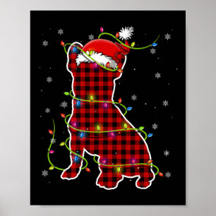 Poster Xadrez Buffalo Bulldog Papais noeis de Natal