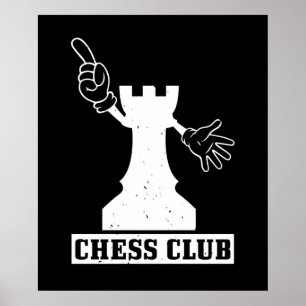 Poster Xadrez - Clube de Xadrez