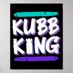 Poster Xadrez Viking Rei Kubb Masculino Xadrez Viking Rei