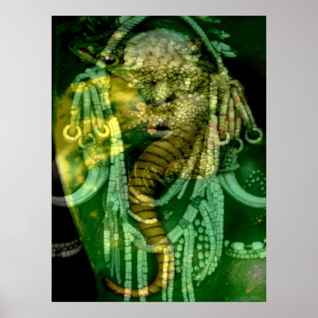 Poster Xamã Reptiliano 2 (Frente)