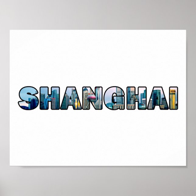 Poster Xangai China (Frente)