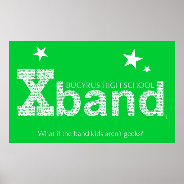 poster Xband 2010 (Verde limão) (Frente)