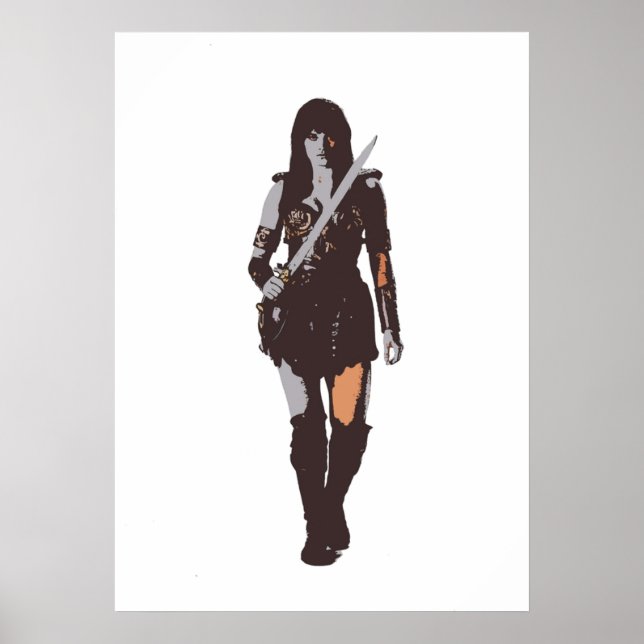 Poster Xena princesa guerreira (Frente)