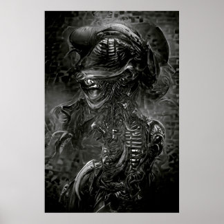 Poster Xenomorph B&W