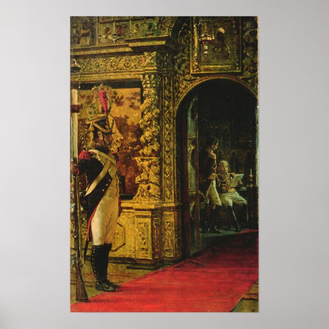 Poster Xerife Davout no mosteiro de Chudov (Frente)