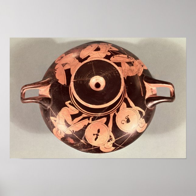 Póster Xícara de cera vermelha (Frente)