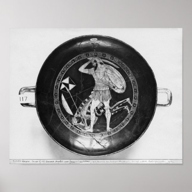 Póster Xícara de cera vermelha (Frente)