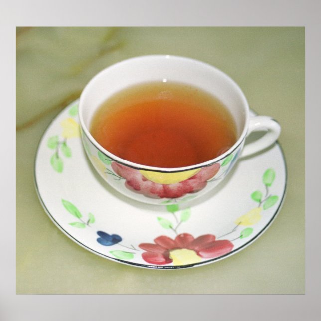 Póster Xícara de chá (Frente)