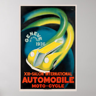 Poster XIII Salão Internacional do Motor de Genebra 936 A