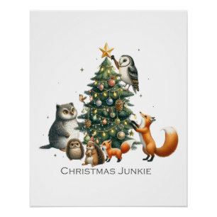 Póster Xmas Gift Christmas Junkie