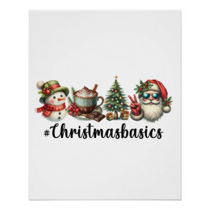 Póster Xmas Gift Christmasbasics