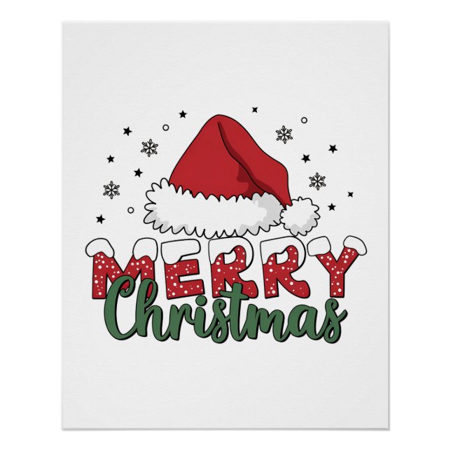 Póster Xmas Gift Feliz Natal (Frente)