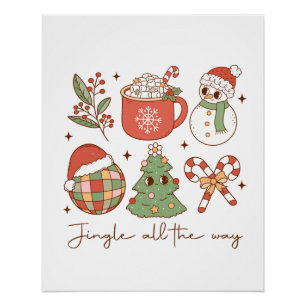 Póster Xmas Gift Jingle Por Todo O Caminho