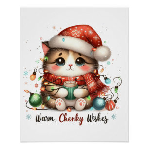 Póster Xmas Gift Warm Chonky Deseja
