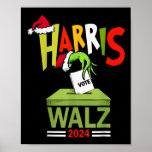 Poster Xmas Harris Waltz Election Kamala Harris Tim Waltz<br><div class="desc">Xmas Harris Waltz Election Kamala Harris Tim Waltz 2024</div>