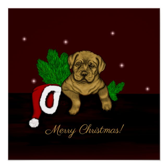 Póster XMas puppy (Frente)