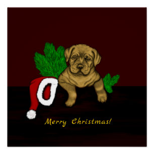 Póster XMas puppy