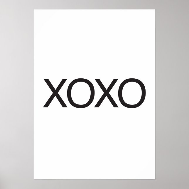 Poster xoxo (Frente)