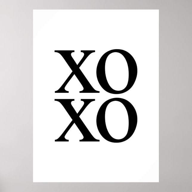 Poster XOXO (Frente)