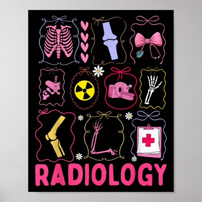 Poster Xray Rad Tech Radiology Healthcare Apreciation Te (Frente)