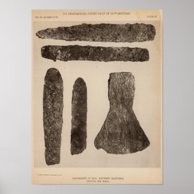 Poster XV Ferramentas de Ferro, Califórnia (Frente)