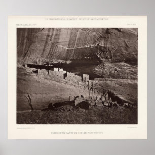 Póster XX ruínas, Canon de Chelle, New mexico