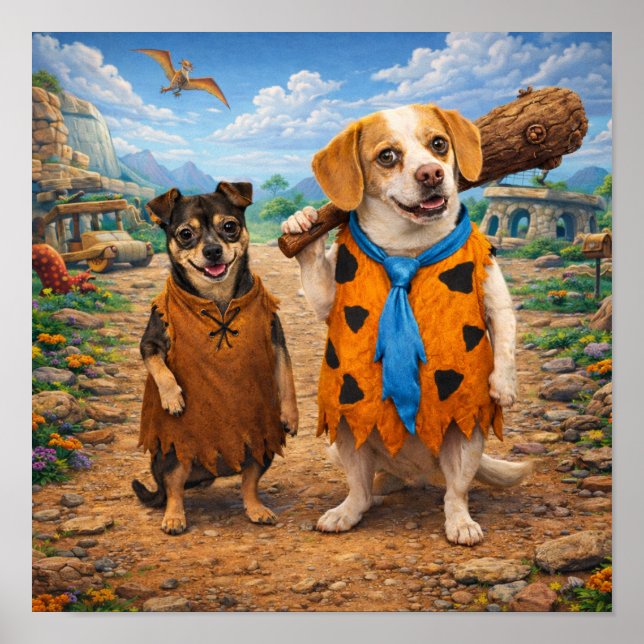 Poster "Yabba, Dabba!" (Frente)