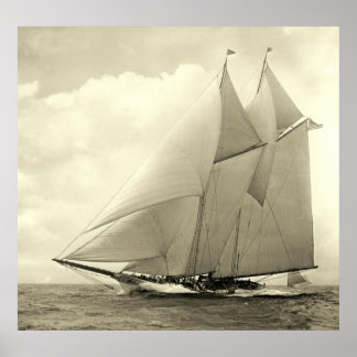 Poster Yacht 'America' 1910