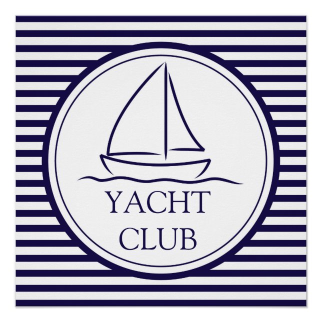 Póster Yacht Club (Frente)