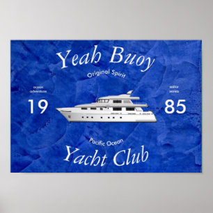 Poster Yacht Club Sim Náutica 2.0
