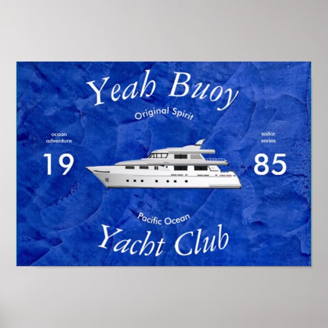 Poster Yacht Club Sim Náutica 2.0 (Frente)